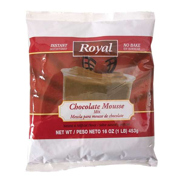 Royal Royal Chocolate Mousse Mix 16 oz., PK6 48010